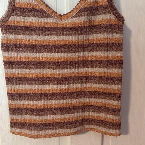 American Eagle Women's Striped Knit Tank Top Size Medium - Picture 3 of 8